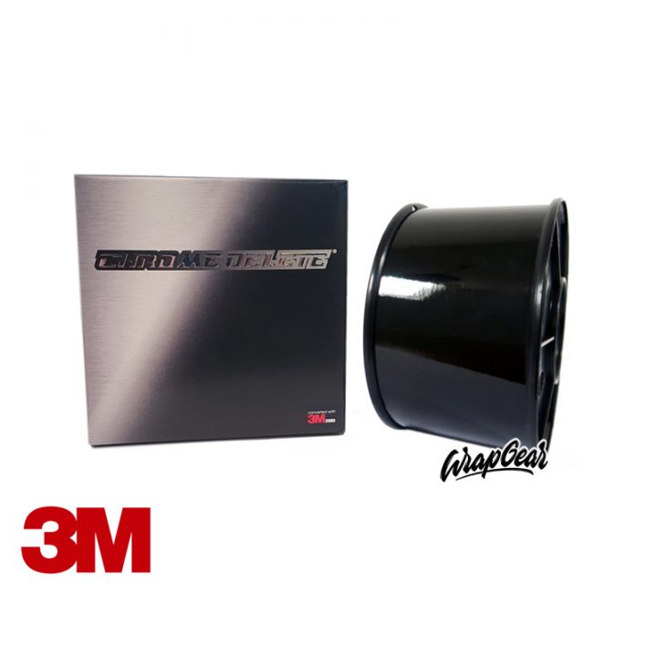 Chrome delete gloss zwart WrapGear