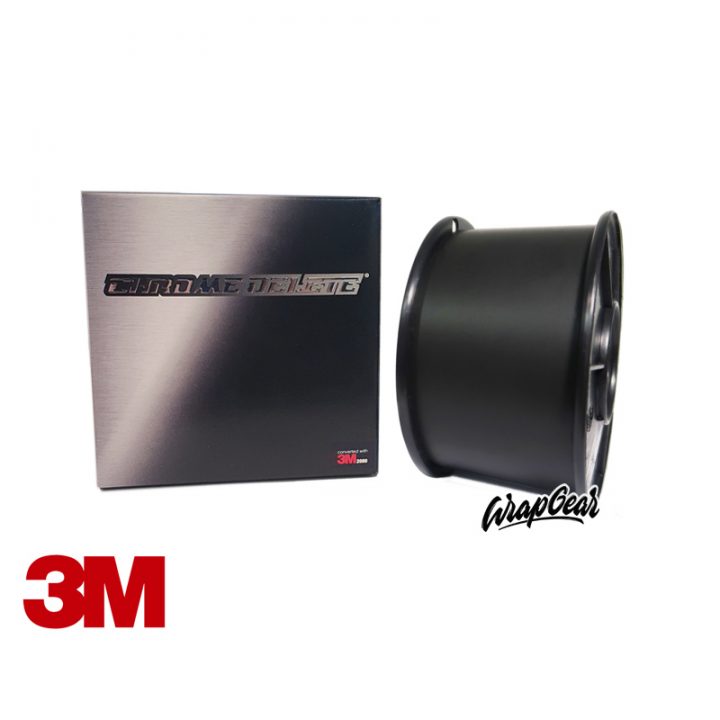 Chrome delete mat zwart WrapGear